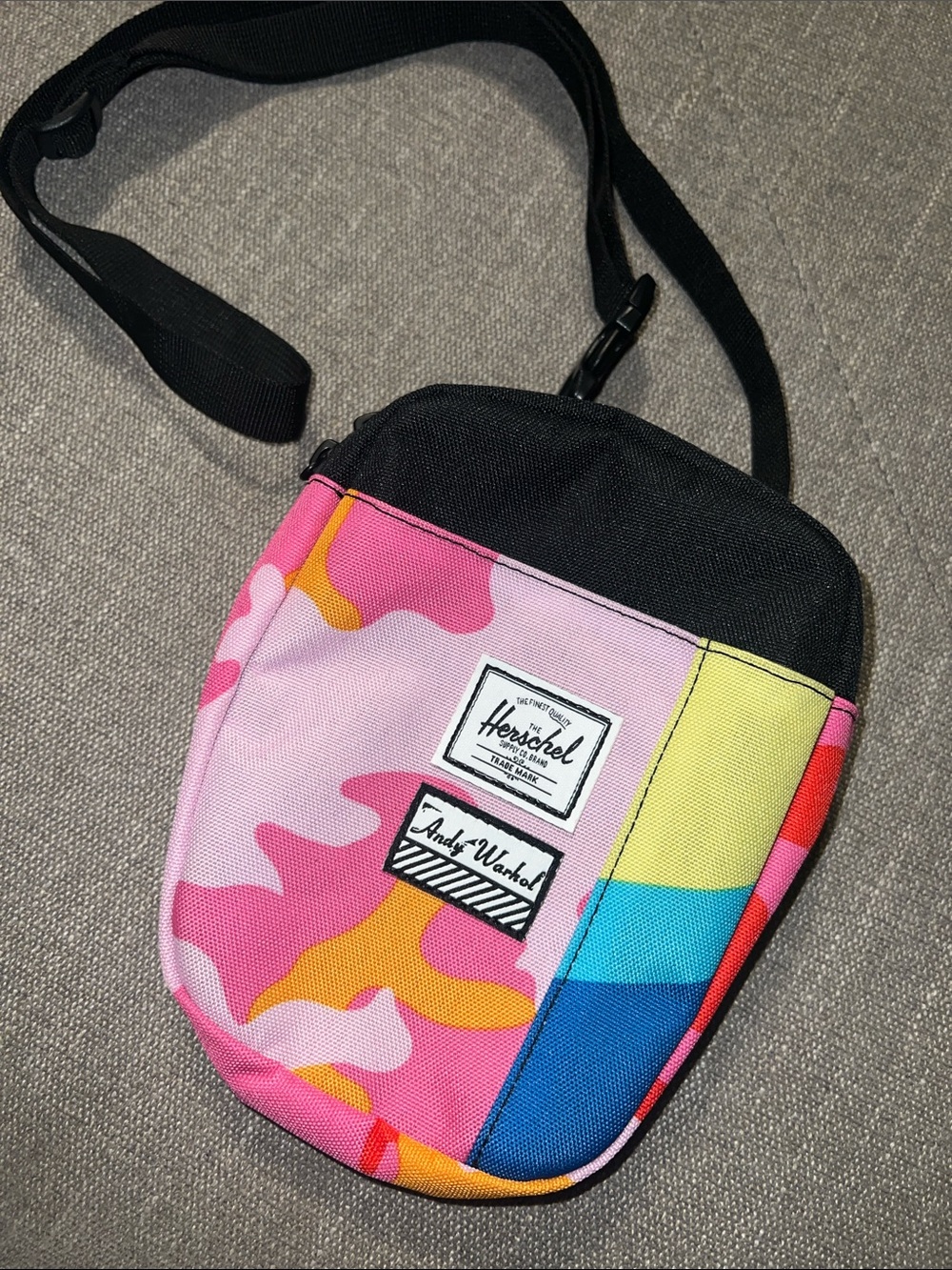 Herschel Supply Co. x Andy Warhol Pink Multi Colorblock Crossbody/Belt bag